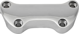 HardDrive steering H-Bar clamp in chrome, smooth design without skirt, part number 820-1326C, used for vehicle steering components.