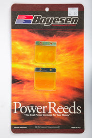 Boyesen motorcycle intake/reed system with high-performance reeds, designed for improved carb and fuel system performance.