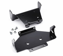 Load image into Gallery viewer, Warn winch mount bracket for Yamaha models, sturdy metal mount with bolt holes for secure installation.