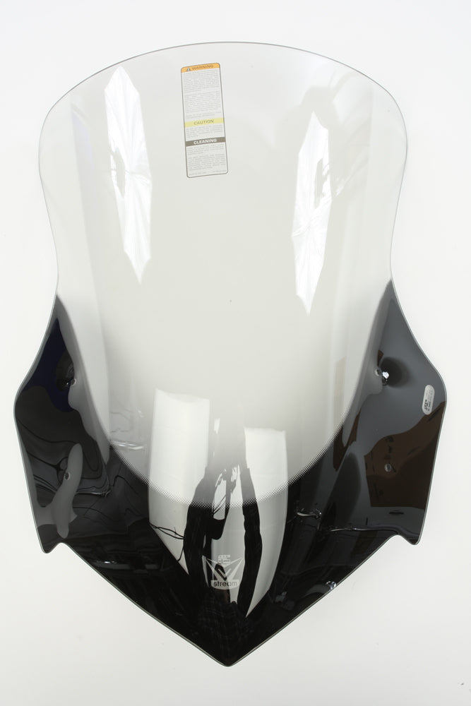 National Cycle Vstream Sport/Tour Windscreen in Light Smoke, motorcycle windshield with aerodynamic design and tinted finish.
