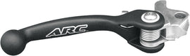 ARC aluminum brake lever for Honda CRF250 motorcycle, showing close-up of the sleek, lightweight brake lever with branding.