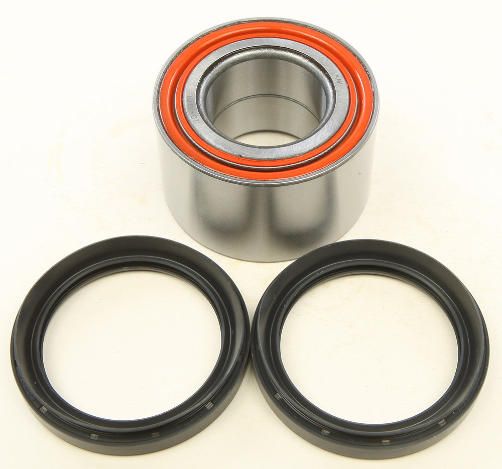 All Balls front wheel bearing kit 22-51699 for drive systems, showing the bearings and components arranged for installation.