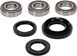 Pivot Works Drive Wheel Bearing Kit Premium 22-51578P with bearings and components for motorcycle wheel maintenance.