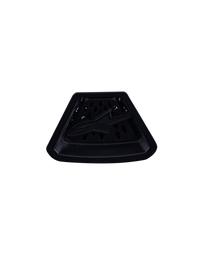 Alpine Star Sm7 chin vent in black, designed for motorcycle helmets, with adjustable vents and durable plastic construction.