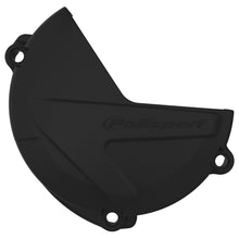 Load image into Gallery viewer, Polisport Plastics black clutch cover protector for Yamaha 64-0756B, made of durable plastic for motorcycle clutch protection.