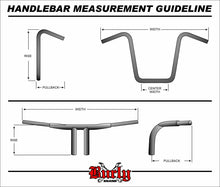 Load image into Gallery viewer, Burly 15" Bagger Bar 1.25" Tbw Chrome