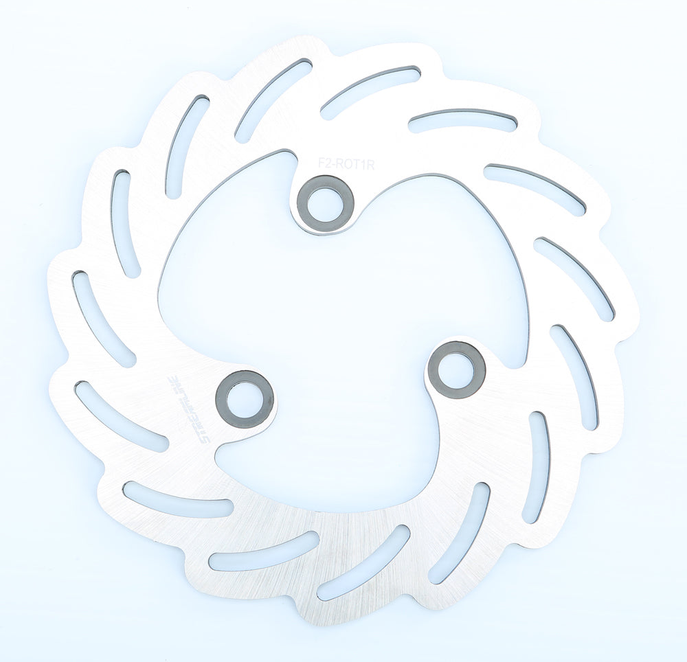 Streamline front rotor brake disc 170-4101R showing vented metal surface for motorcycle braking system.