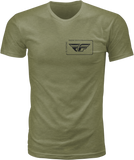 Fly Racing Fly Priorities Tee Light Olive Sm 352-1262S