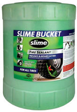 Load image into Gallery viewer, Slime Super Duty 5 Gallon Keg of chemicals, durable slime product for industrial or automotive use, with label and safety warnings visible.