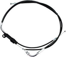 Load image into Gallery viewer, Motion Pro black vinyl throttle pull cable 70-4178 for motorcycle control lines, showing the cable with black vinyl coating and connectors.