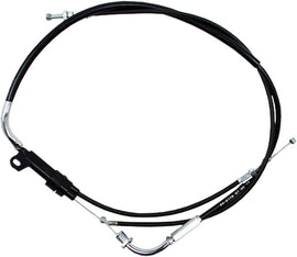 Motion Pro black vinyl throttle pull cable 70-4178 for motorcycle control lines, showing the cable with black vinyl coating and connectors.