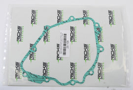 Ricks Motorsport Electric stator cover gasket for motorcycle engine, showing the black rubber seal with metal edges.