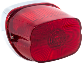 Letric Lighting Co squareback LED taillight with red lens, hardwire connection, for vehicle illumination, model 850-09555.