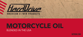 HardDrive Oil Display Sign 99-8501 showcasing promotional signage with bold text and branding for in-store marketing