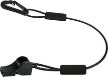 Load image into Gallery viewer, Floating Whistle W/Lanyard (Black)