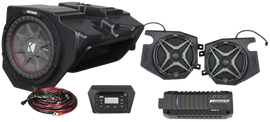 SSV Works 3-speaker plug-and-play kit for audio system, featuring compact design and easy installation for vehicle audio enhancement.