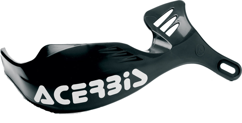 Acerbis Minicross Rally Black Handguards for motocross bikes, protecting hands during off-road riding.