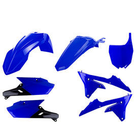 Polisport Plastics blue plastic body kit for motorcycles, part number 64-90671, shown in the image.