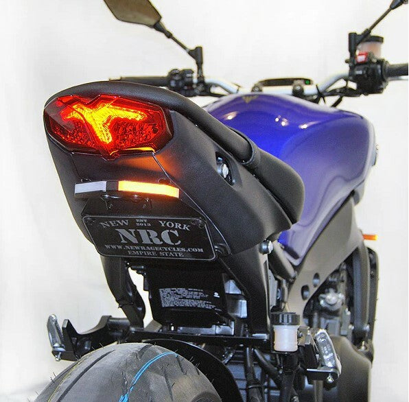 New Rage Cycles Fender Eliminator for Yamaha model, showcasing sleek body design and mounting hardware.