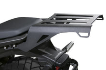 Load image into Gallery viewer, Black National Cycle luggage rack for motorcycles, designed for secure cargo storage and durable use.