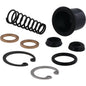 All Balls rear master cylinder rebuild kit for motorcycle brakes, showing components and packaging for model K 42738-08 and 21-81149