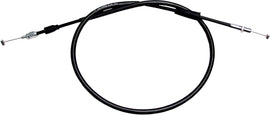Motion Pro black vinyl throttle cable 70-2568 for motorcycle control lines, showing the cable with protective black vinyl coating.