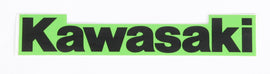 DCOR Kawasaki decal sheet featuring various graphics and decals, designed for motorcycle customization and decoration.