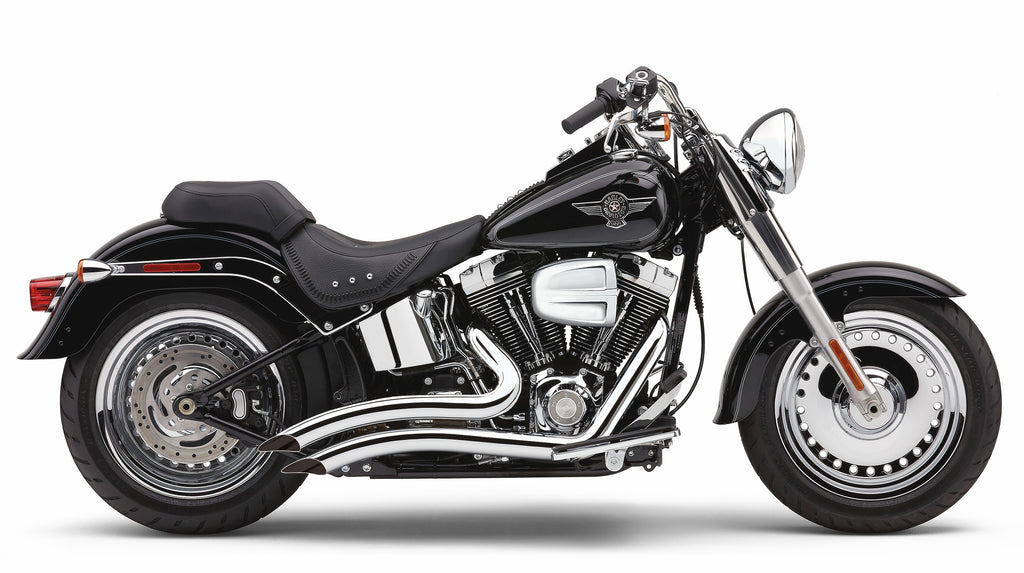 Speedster Short Swept Chrome Softail 07 11