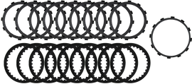 ALTO Carbonite Big Twin clutch pack with clutch plates and springs for 1998 and later Harley Big Twin motorcycles