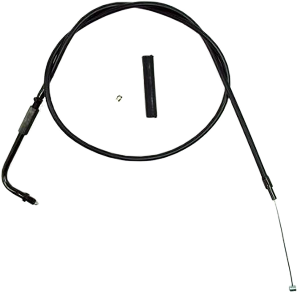 Motion Pro Blackout throttle cable 70-62208 for motorcycle control lines, featuring a black hydraulic control cable.