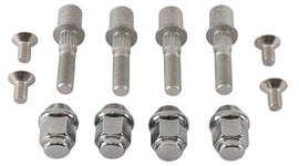 All Balls Wheel Stud Kit 28-51077 with multiple wheel studs and nuts for motorcycle wheel assembly, hardware and fasteners.