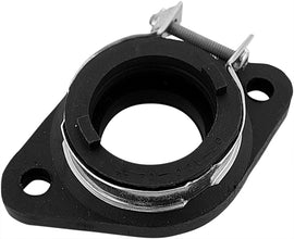 SP1 intake mounting flange for carburetor or fuel system, part number 12-14811, shown in black metal with bolt holes