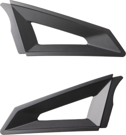 Alpine Star Sm3 Top Vent Sides in black, featuring side vents and durable construction for motorcycle safety gear.