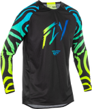 Fly Racing - Evolution  Dst Zen Jersey Black/Blue/Hi-Vis Lg - 378-124L