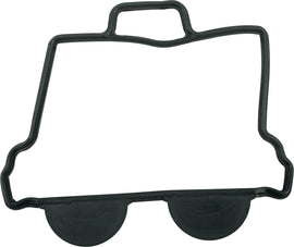 Athena Valve Cover Gasket for Yamaha 67-0606V, a black rubber seal with metal reinforcement, designed for engine sealing.