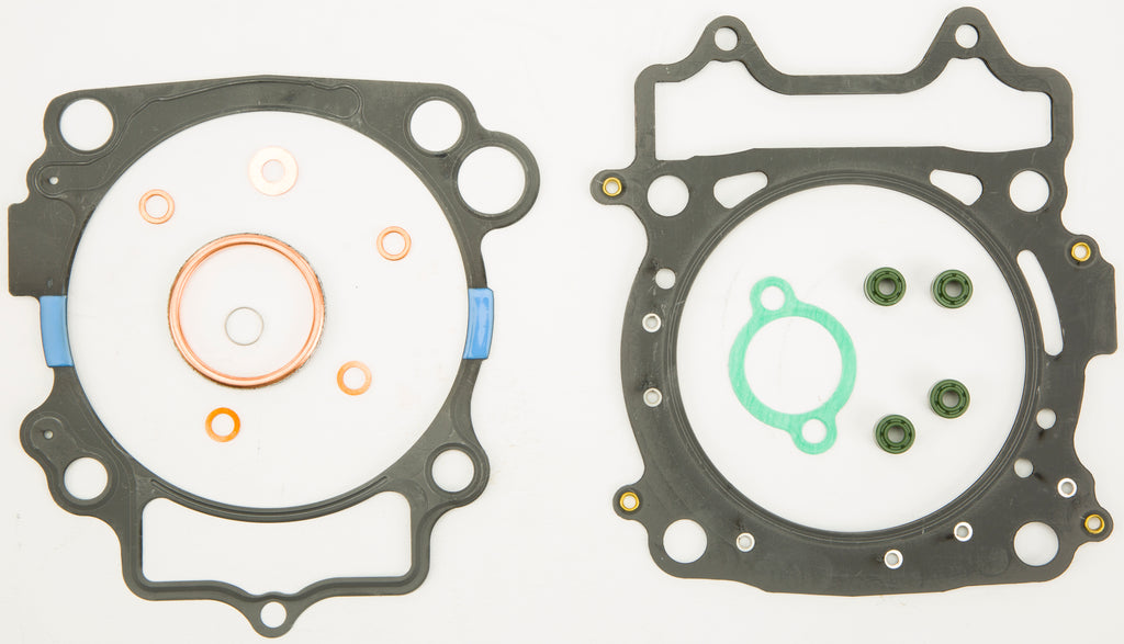 Athena Top End Gasket Kit for Yamaha engines, includes gaskets and seals, no valve cover gasket, on a white background.