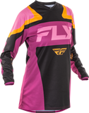 Fly Racing - Women'S F-16 Jersey Black/Mauve/Yellow Xl - 378-822X
