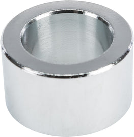 HardDrive 1-inch rear chrome wheel spacer, 0.875-inch thickness, for vehicle wheels, showing the shiny chrome finish and installation side.