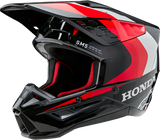 alpine star - Honda S-M5 Helmet Black/Red Glossy Sm - 482-9237S