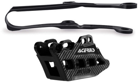 Acerbis Guide/Slider Kit 2.0 in black, motorcycle protective gear with durable guide and slider components for enhanced bike safety