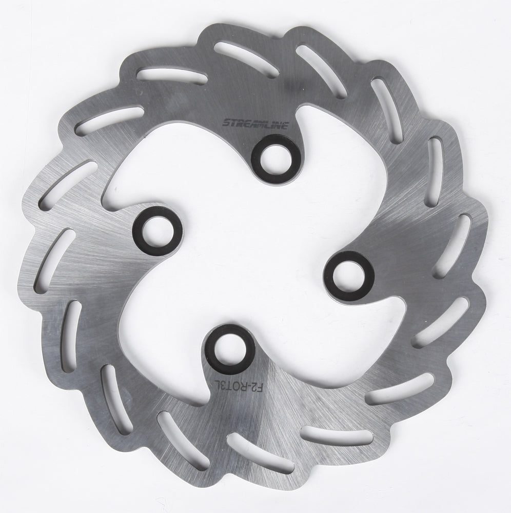 Front Streamline Rotor brake disc with 170-4103L model, showcasing the vented design and metallic finish.