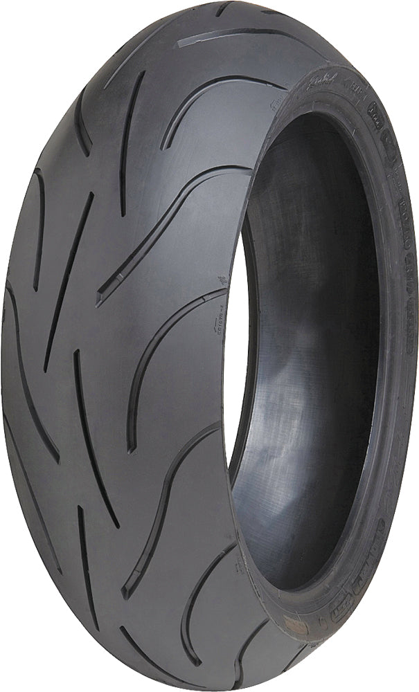 Michelin Pilot Power 2ct rear motorcycle tire, 170/60ZR17 radial tubeless, showing tread pattern and sidewall details.