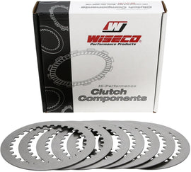 Wiseco Steel Clutch Drive Plates for Suzuki WPPS052, durable and high-quality engine components for optimal clutch performance.
