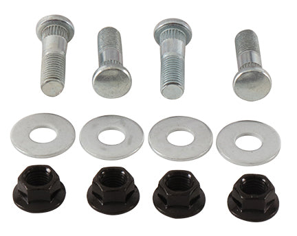 All Balls Wheel Stud Kit 28-51122 with multiple metal wheel studs and fittings for motorcycle or vehicle wheel assembly.