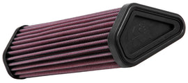 K&N Air Filter 701210, a high-performance automotive air filter with a pleated design and rubber frame, for improved engine airflow.
