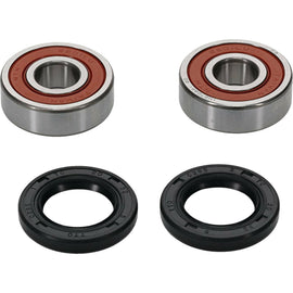 Pivot Works premium drive wheel bearing kit 22-51025P with bearings and components for motorcycle wheel maintenance.