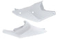 Polisport Plastics white side panels for motorcycle body, model 64-861211, showing sleek, durable plastic design