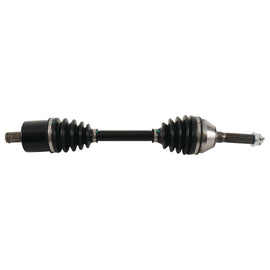 All Balls Drive Axle 536-0050 showing metal shaft and splined end for vehicle drivetrain replacement.