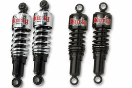 Burly Brand Slammer Shocks suspension with 10.5-inch chrome XL shocks for Harley Davidson models 88-03, part number 750-05543
