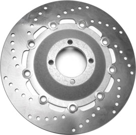 EBC Motorcycle Brakes standard brake rotor 15-0604R with vented design and metallic finish for motorcycle braking performance